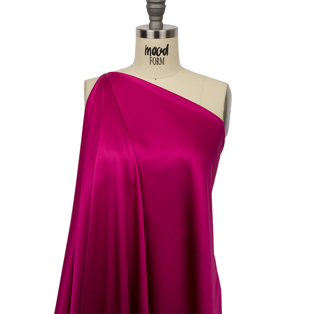 Silk Charmeuse 44" - Beetroot - Premium Collection - Drape
