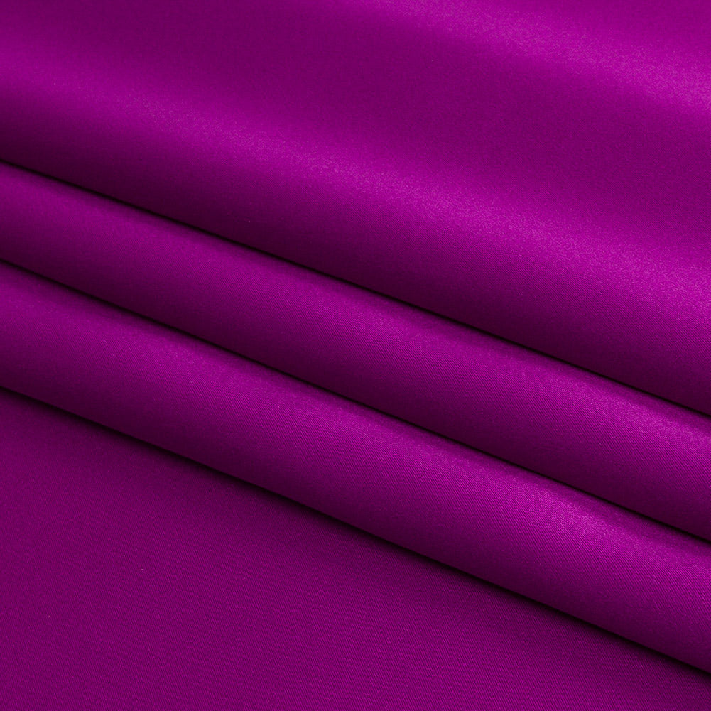 Silk Charmeuse 44" - Sparkling Purple - Premium Collection - Folded