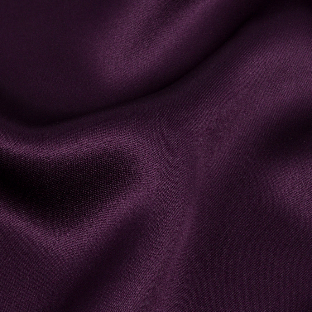 Silk Charmeuse 44" - Blackberry - Premium Collection - Detail