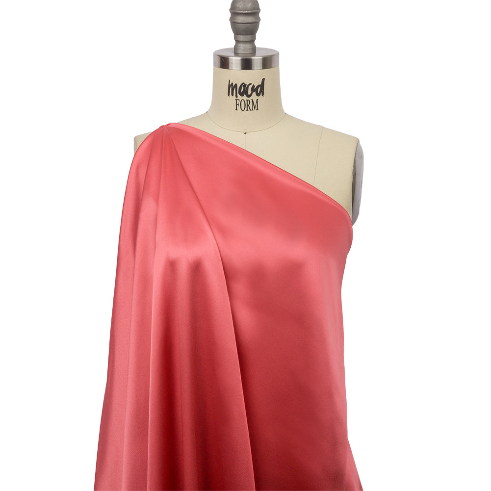 Silk Charmeuse 44" - Salmon - Premium Collection - Drape