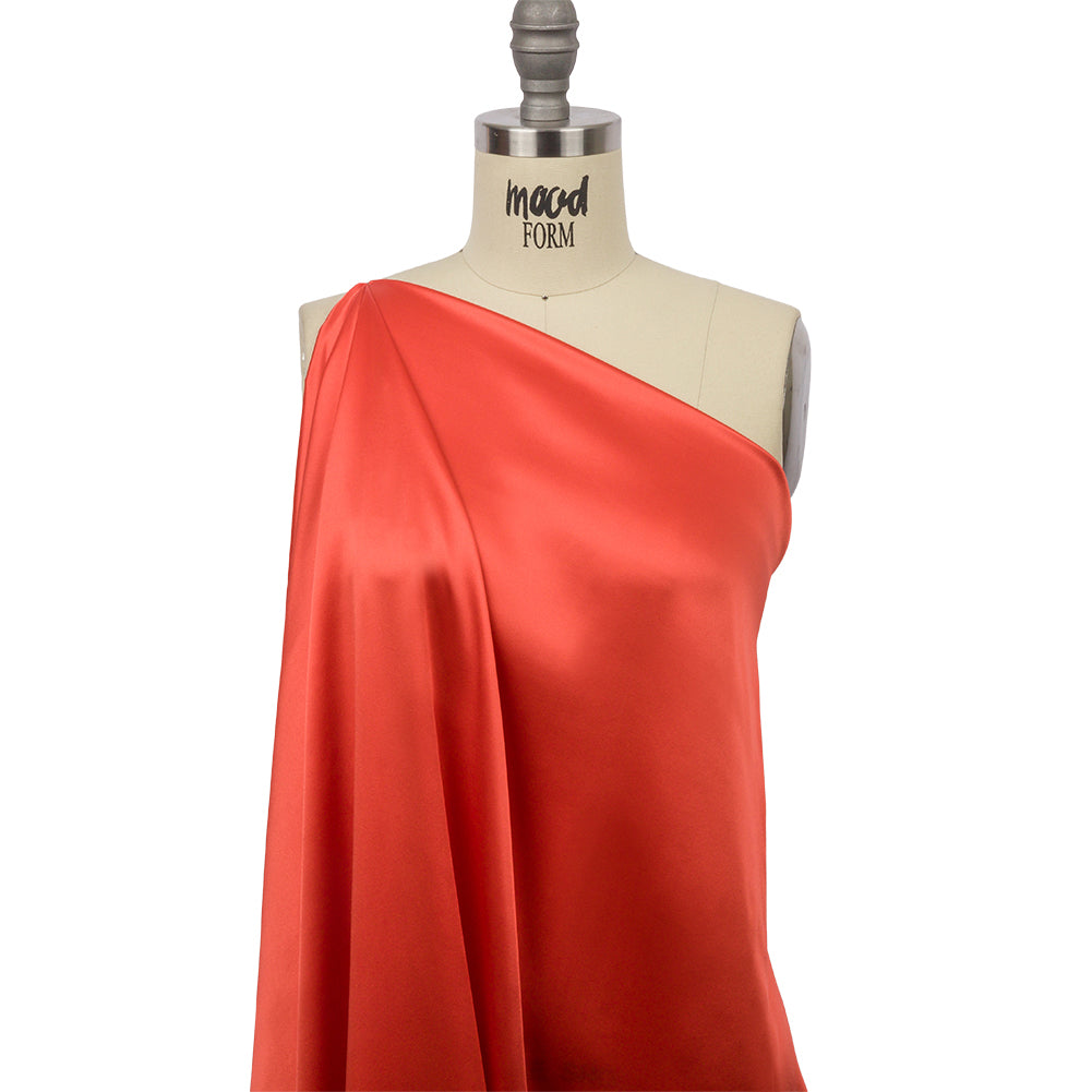 Silk Charmeuse 44" - Mandarin - Premium Collection - Drape