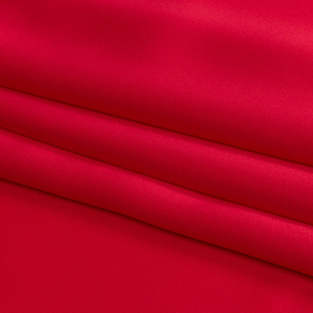 Silk Charmeuse 44" - Red - Premium Collection - Folded