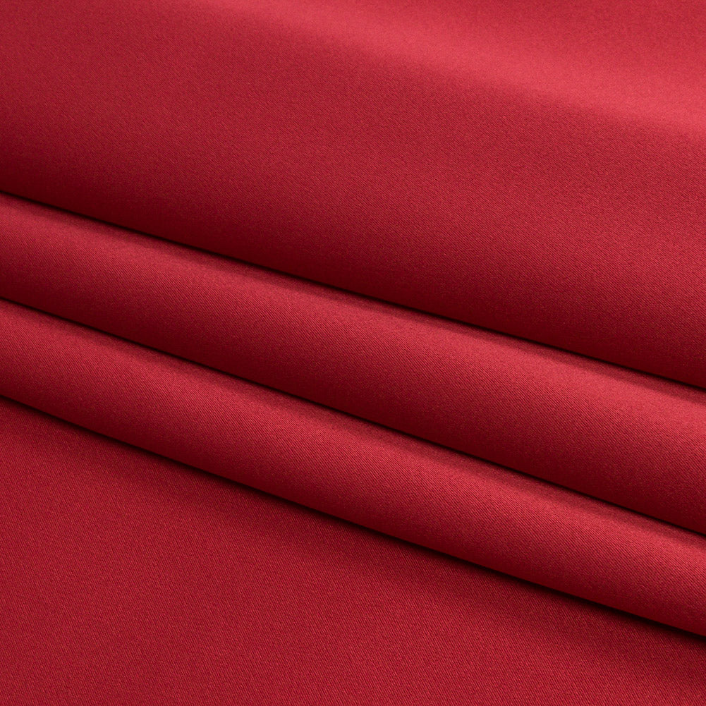Silk Charmeuse 44" - Brick - Premium Collection - Folded