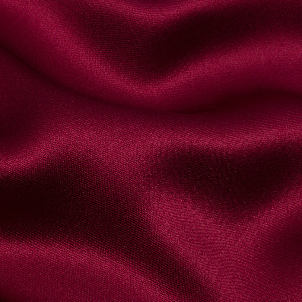 Silk Charmeuse 44" - Wine - Premium Collection - Detail