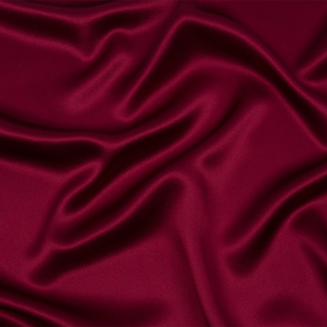 Silk Charmeuse 44" - Wine - Premium Collection