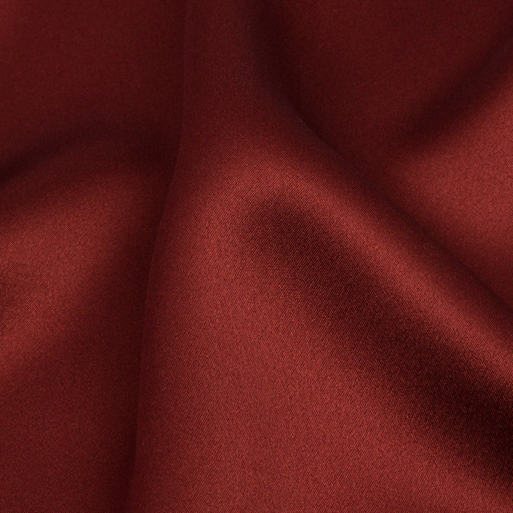 Silk Charmeuse 44" - Mahogany - Premium Collection - Detail