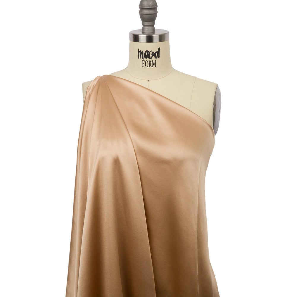 Silk Charmeuse 44" - Toasted - Premium Collection - Drape