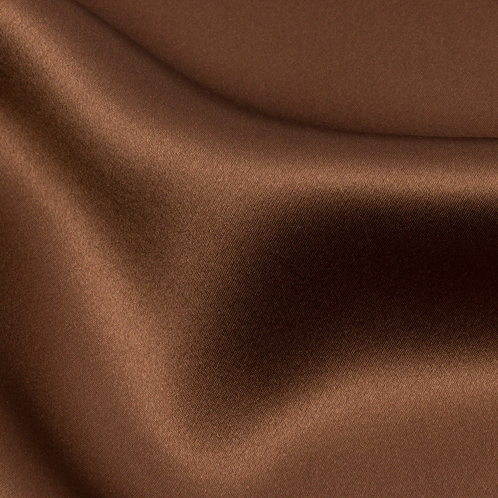 Silk Charmeuse 44" - Light Brown - Premium Collection - Detail