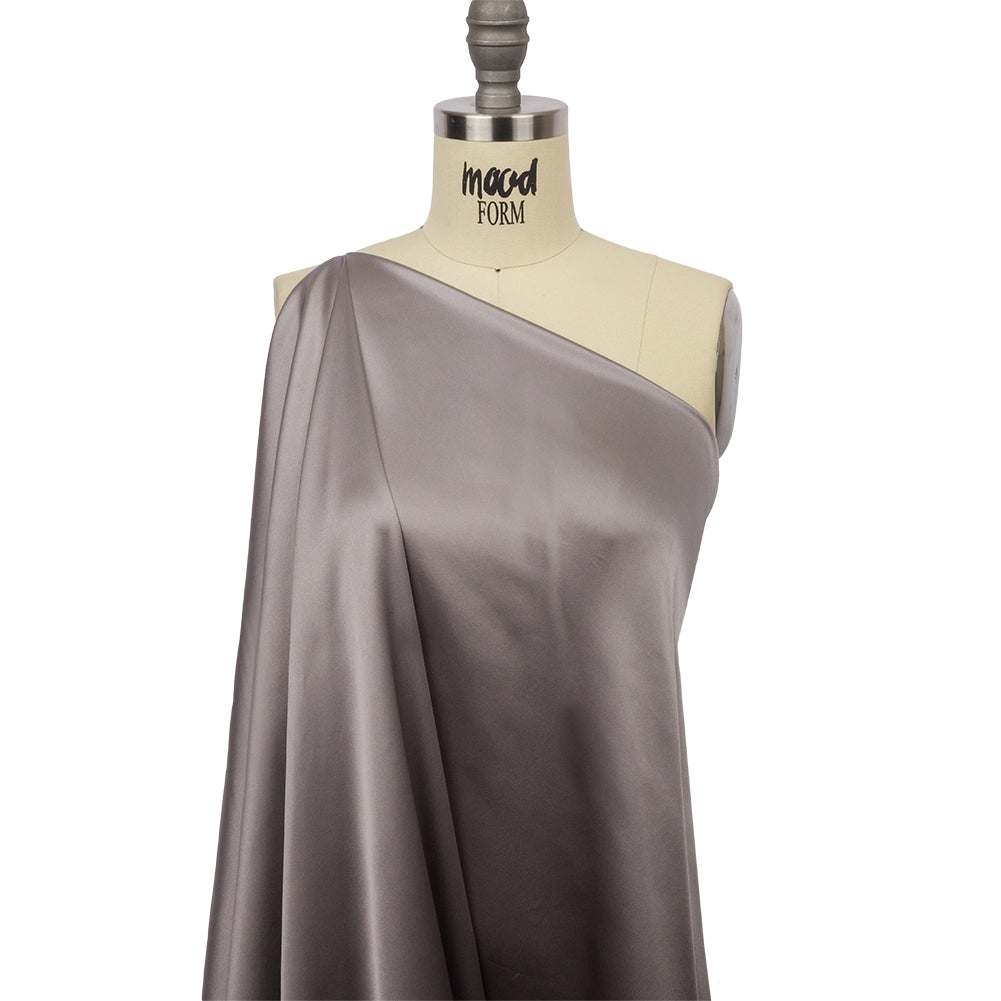 Silk Charmeuse 44" - Silver - Premium Collection - Drape