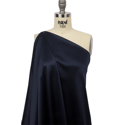 Silk Charmeuse 44" - Navy - Premium Collection