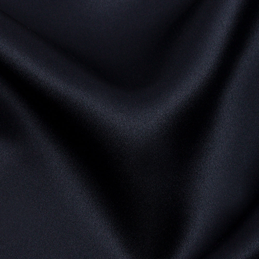 Silk Charmeuse 44" - Midnight - Premium Collection - Detail