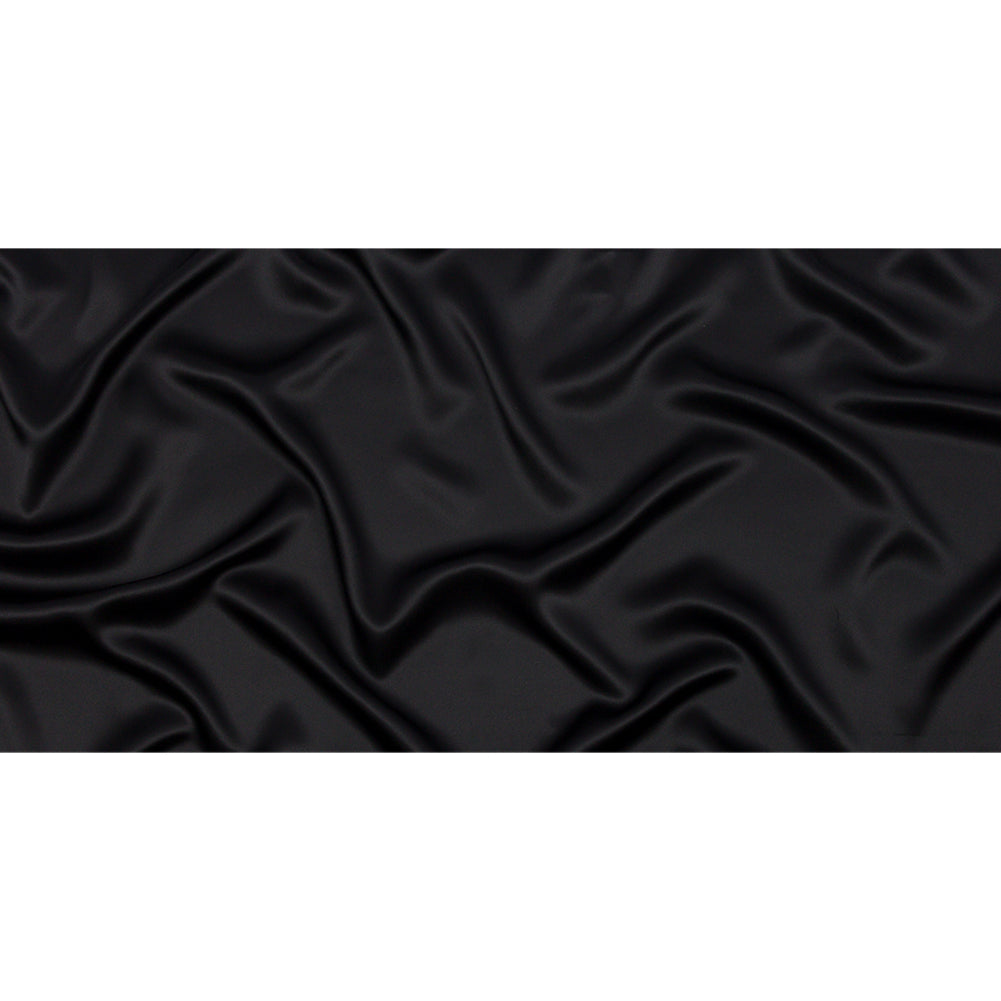Silk Charmeuse 44" - Black - Premium Collection - Full