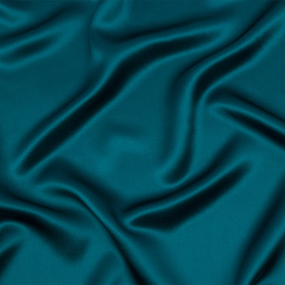 Silk Charmeuse 44" - Deep Teal - Premium Collection