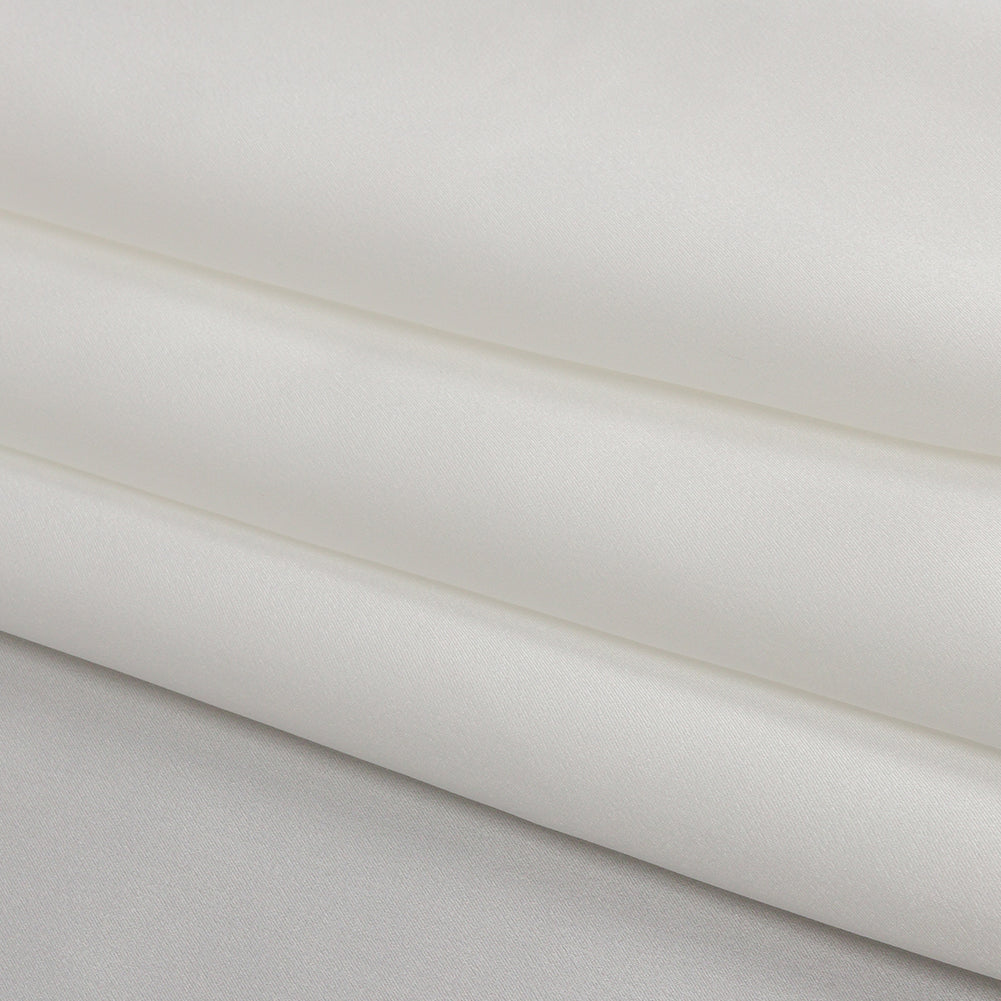 Silk Charmeuse 54" - Whisper White - Premium Collection - Folded