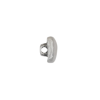 Mood Exclusive Bright White Silk Covered Button - 18L/11.5mm