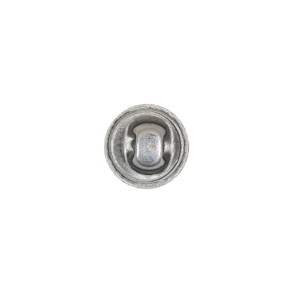 Mood Exclusive Bright White Silk Covered Button - 18L/11.5mm - Detail