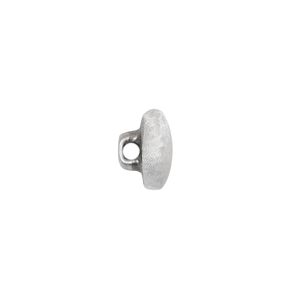 Mood Exclusive Whisper White Silk Covered Button - 18L/11.5mm - Folded