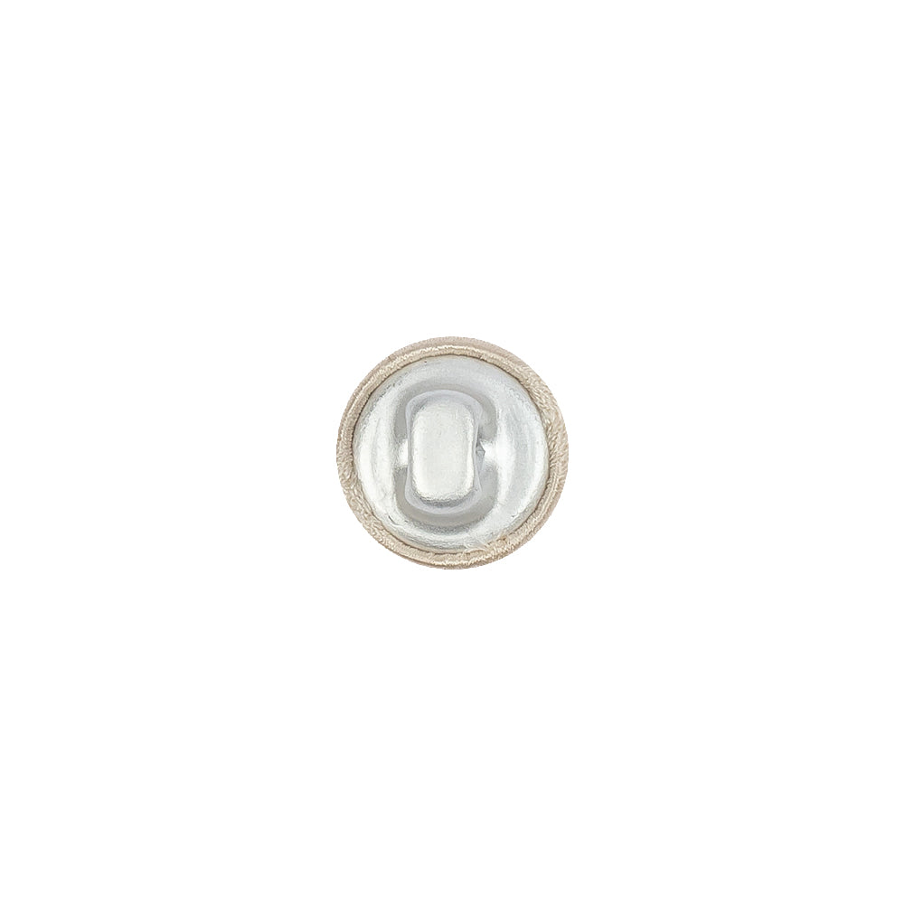Mood Exclusive Tapioca Silk Covered Button - 16L/10mm - Detail - Image 2 of 4