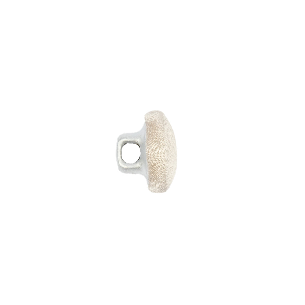 Mood Exclusive Tapioca Silk Covered Button - 18L/11.5mm - Folded