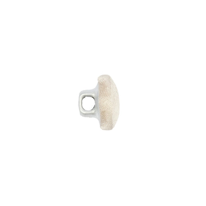 Mood Exclusive Tapioca Silk Covered Button - 18L/11.5mm
