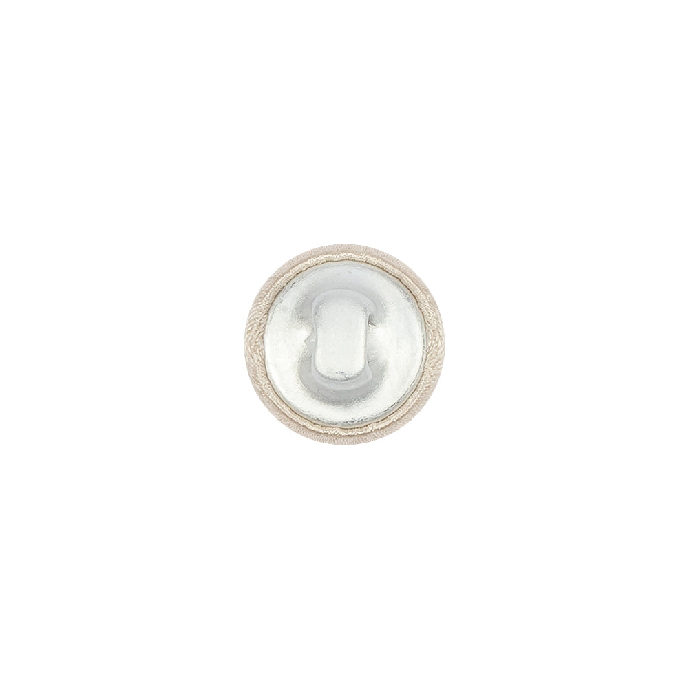 Mood Exclusive Tapioca Silk Covered Button - 18L/11.5mm - Detail