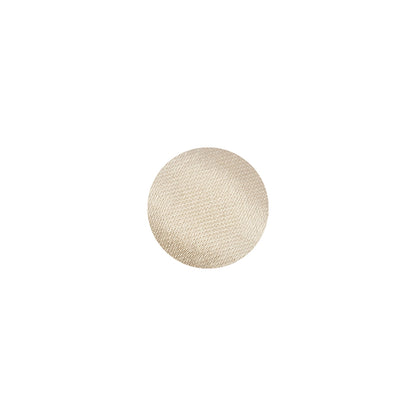 Mood Exclusive Tapioca Silk Covered Button - 18L/11.5mm
