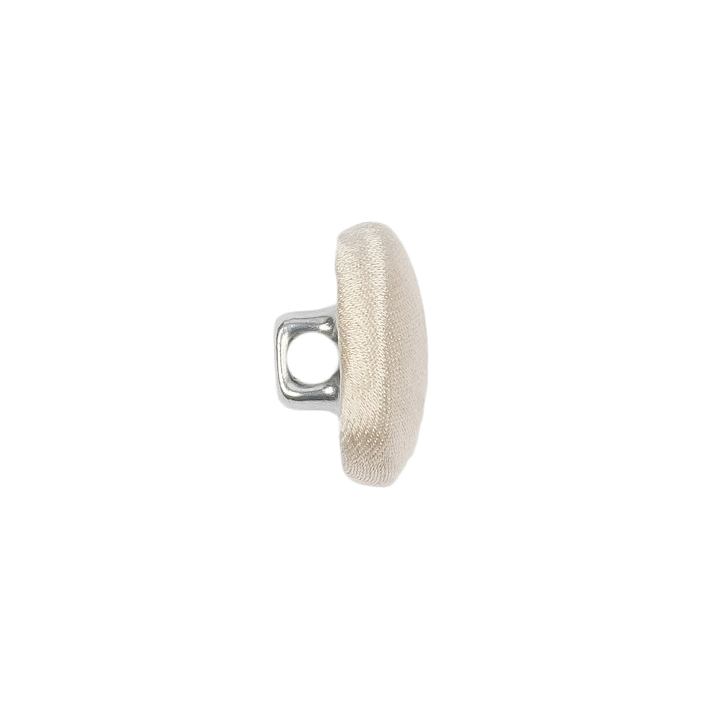 Mood Exclusive Tapioca Silk Covered Button - 24L/15mm - Folded