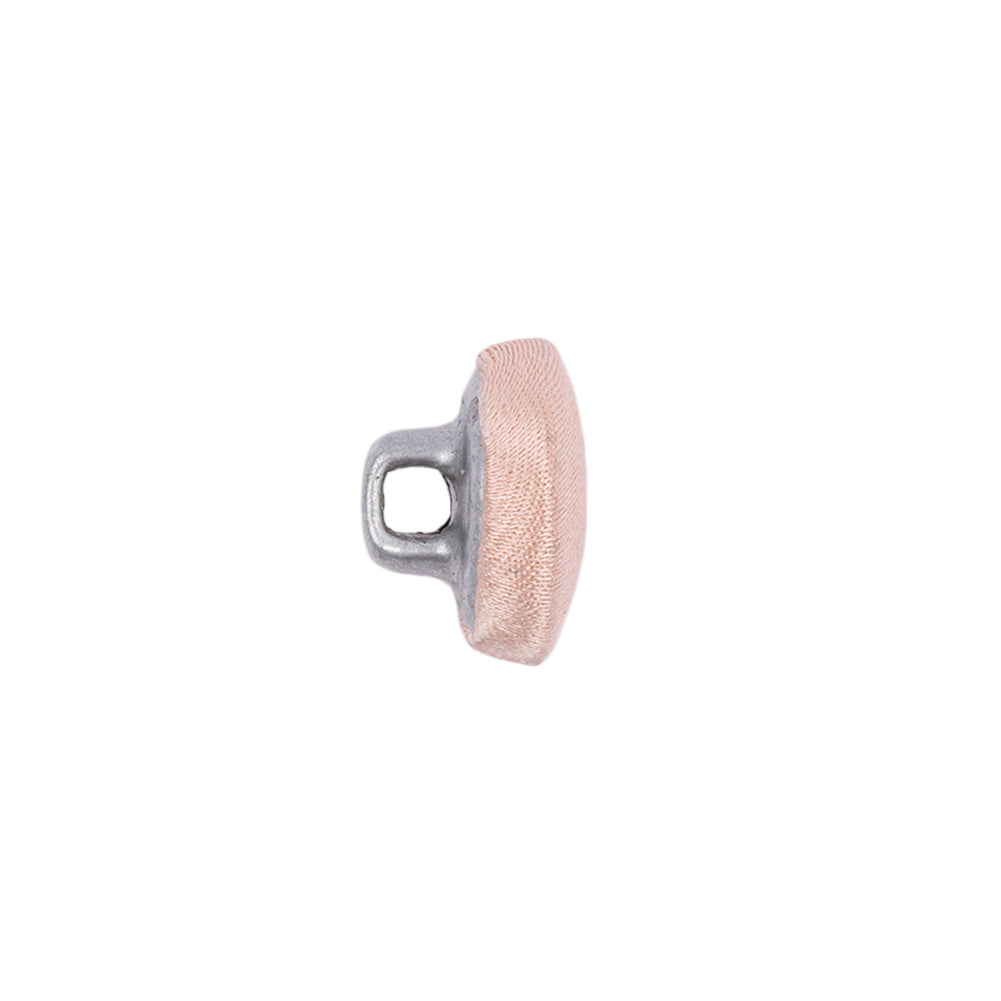 Mood Exclusive Pale Blush Silk Covered Button - 20L/12.5mm Folded