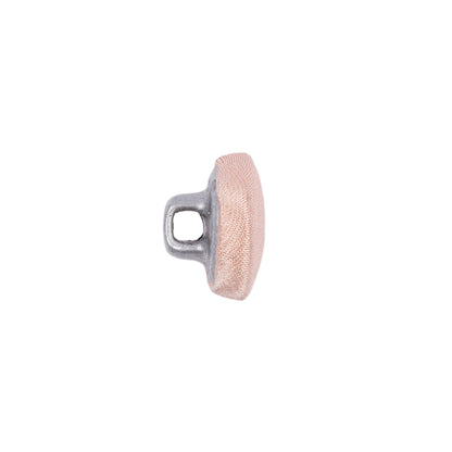 Mood Exclusive Pale Blush Silk Covered Button - 20L/12.5mm Folded
