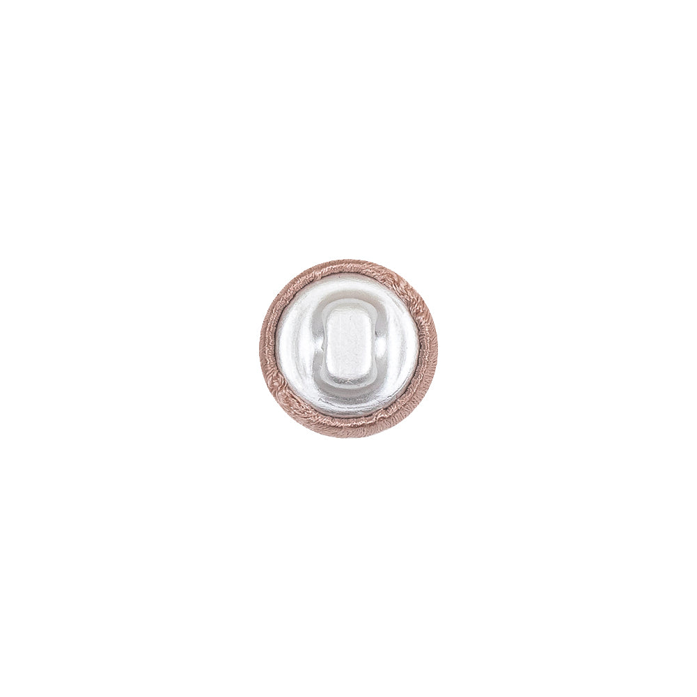 Mood Exclusive Blush Silk Covered Button - 16L/10mm - Detail