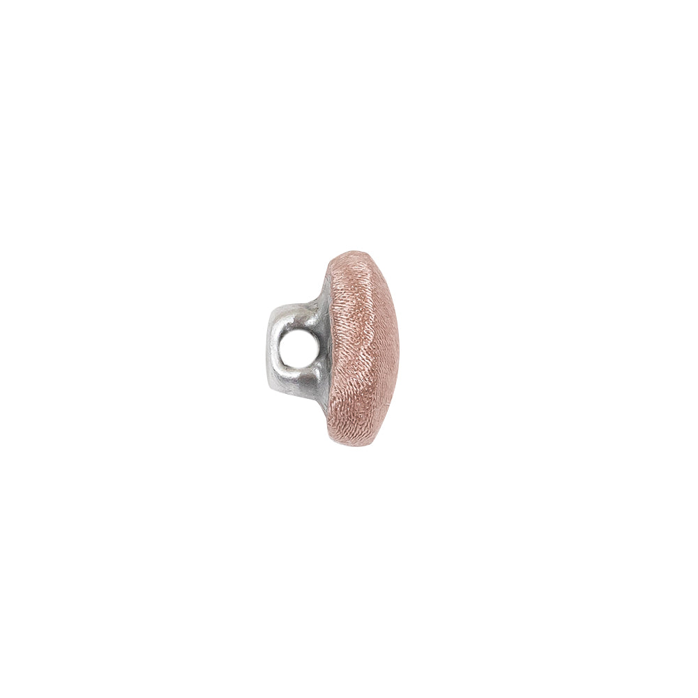 Mood Exclusive Blush Silk Covered Button - 18L/11.5mm - Folded