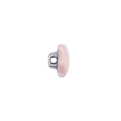 Mood Exclusive Veiled Rose Silk Covered Button - 18L/11.5mm Folded