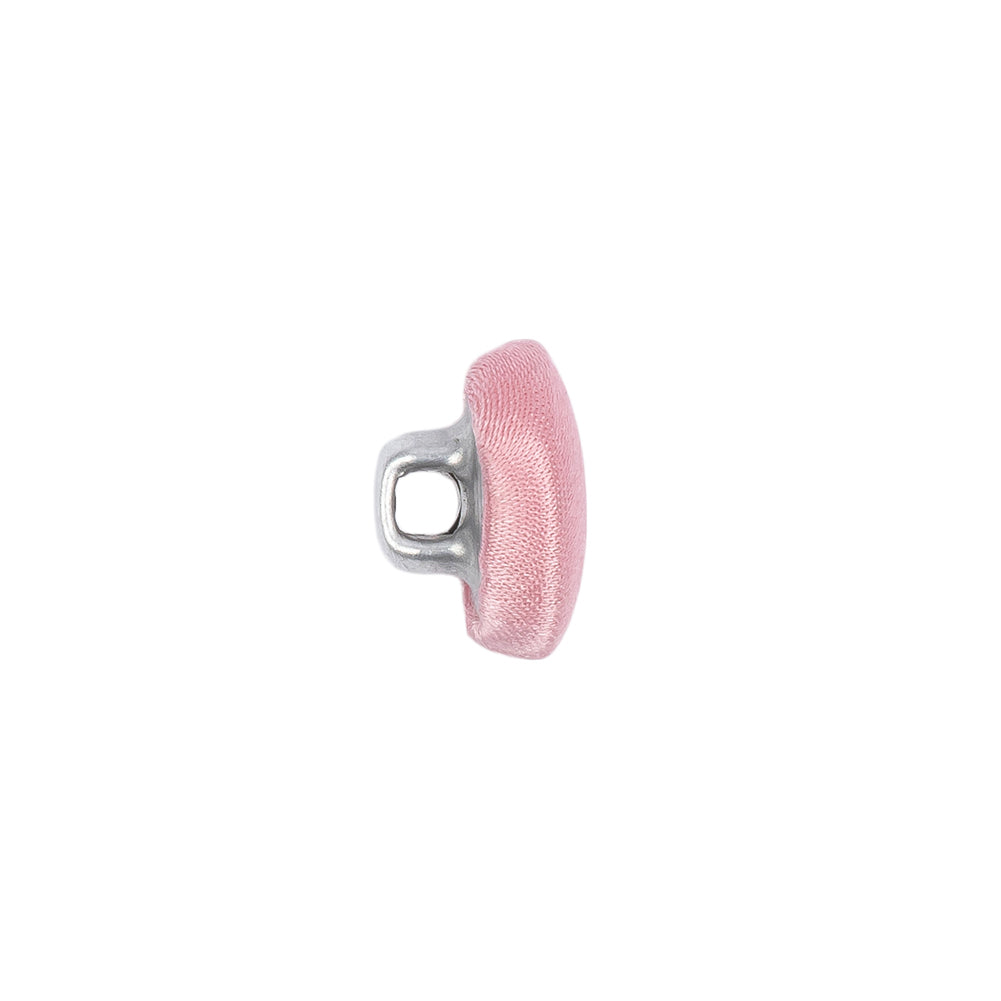 Mood Exclusive Candy Pink Silk Covered Button - 20L/12.5mm - Folded