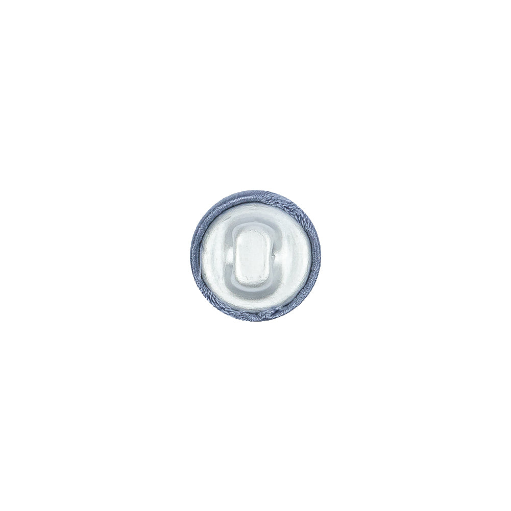 Mood Exclusive Infinity Blue Silk Covered Button - 16L/10mm - Detail