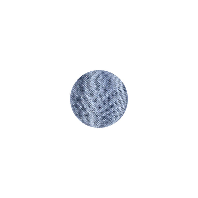 Mood Exclusive Infinity Blue Silk Covered Button - 18L/11.5mm