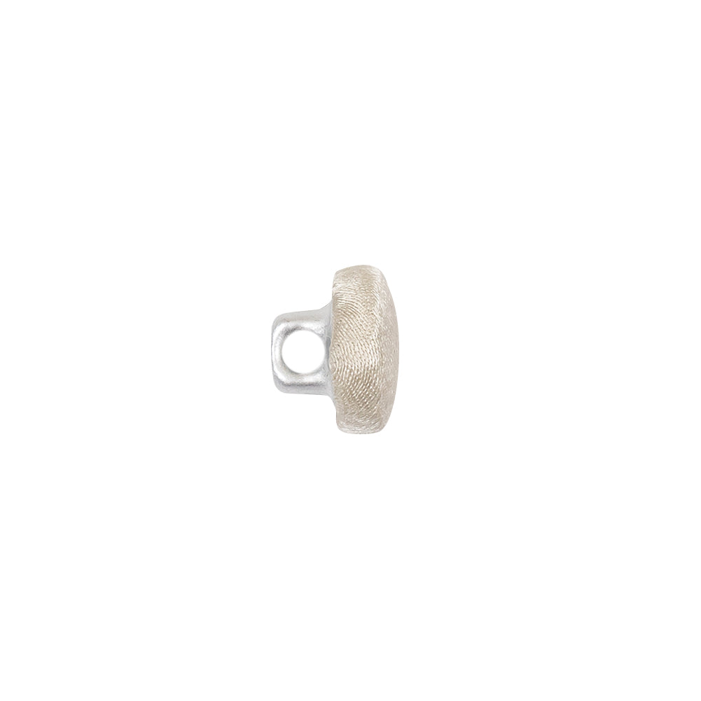 Mood Exclusive Ivory Silk Covered Button - 16L/10mm - Folded