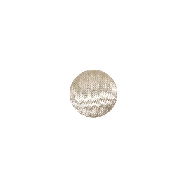 Mood Exclusive Ivory Silk Covered Button - 16L/10mm