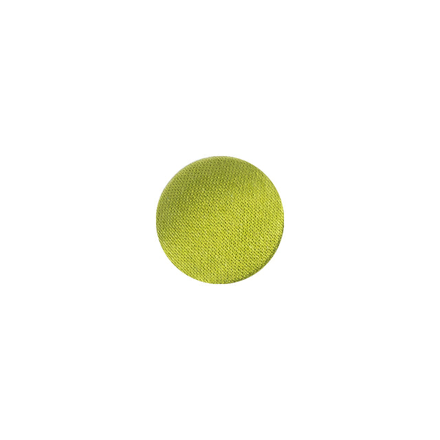 Mood Exclusive Peridot Silk Covered Button - 18L/11.5mm