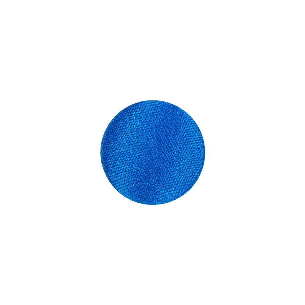 Mood Exclusive Princess Blue Silk Covered Button - 20L/12.5mm