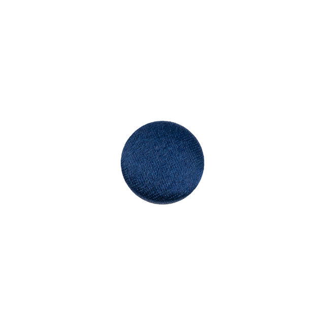 Mood Exclusive Estate Blue Silk Covered Button - 16L/10mm