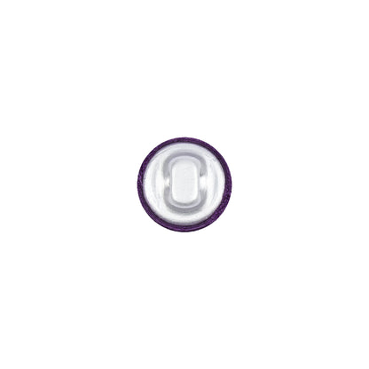 Mood Exclusive Majesty Purple Silk Covered Button - 16L/10mm Detail