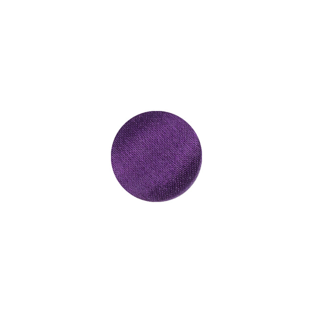 Mood Exclusive Majesty Purple Silk Covered Button - 18L/11.5mm