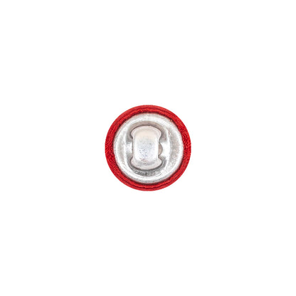 Mood Exclusive Red Silk Covered Button - 18L/11.5mm