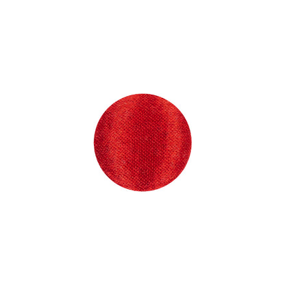 Mood Exclusive Red Silk Covered Button - 20L/12.5mm