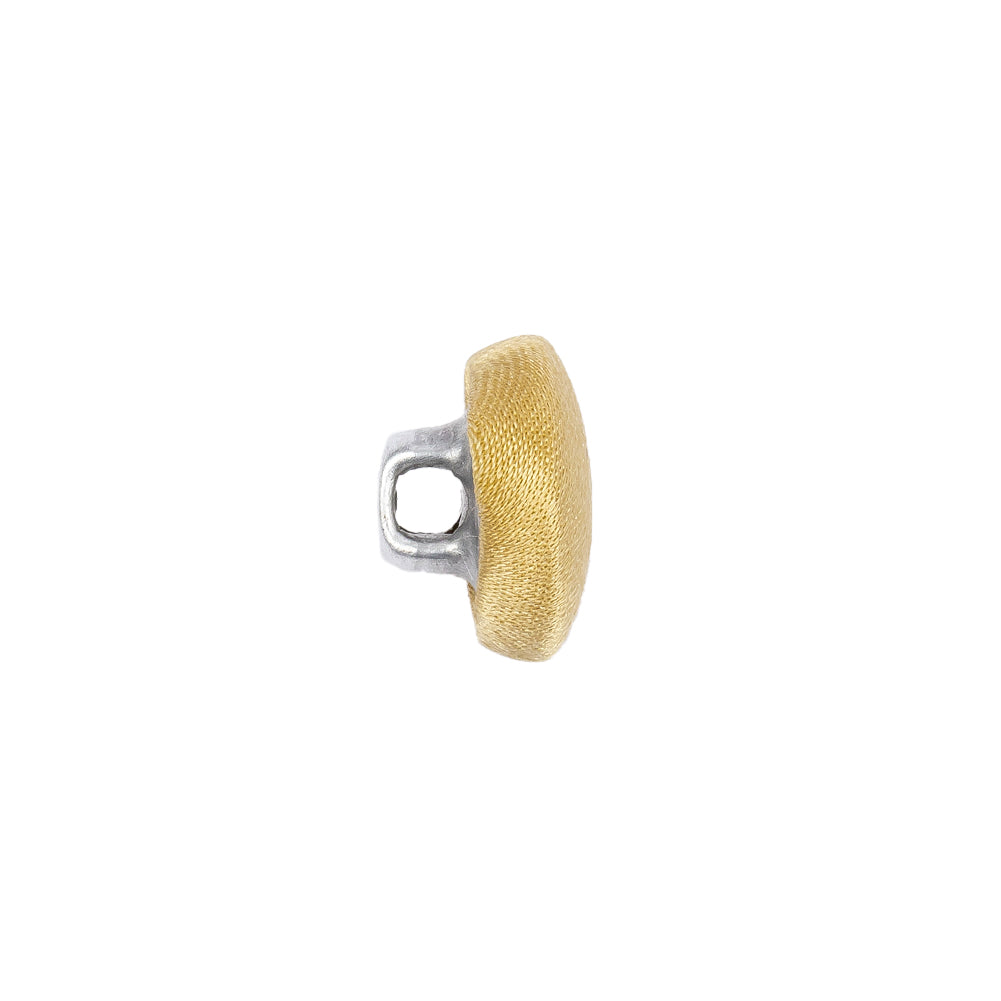 Mood Exclusive Gold Silk Covered Button - 20L/12.5mm - Folded