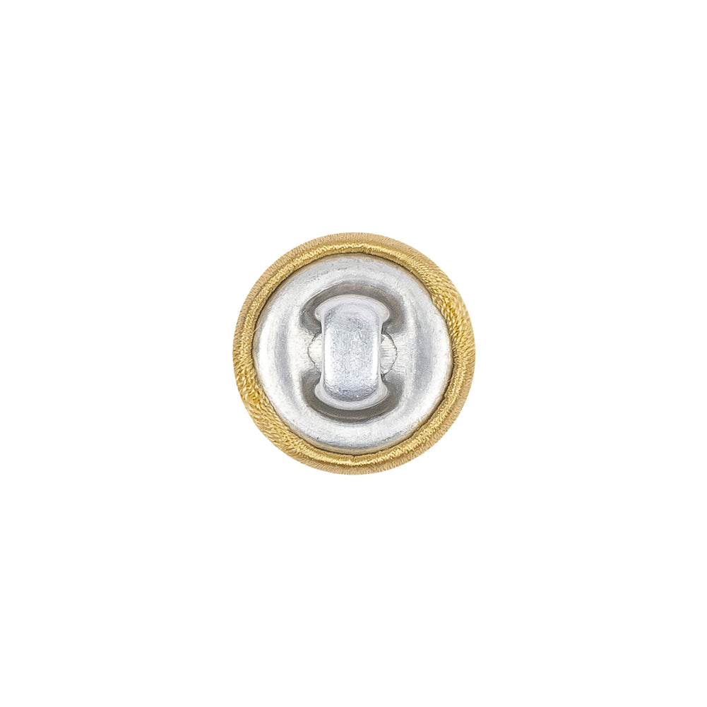 Mood Exclusive Gold Silk Covered Button - 20L/12.5mm - Detail