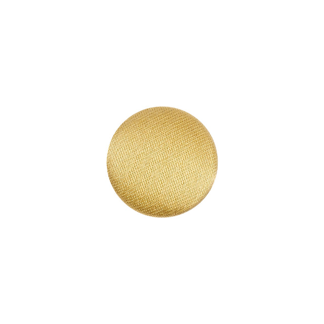 Mood Exclusive Gold Silk Covered Button - 20L/12.5mm