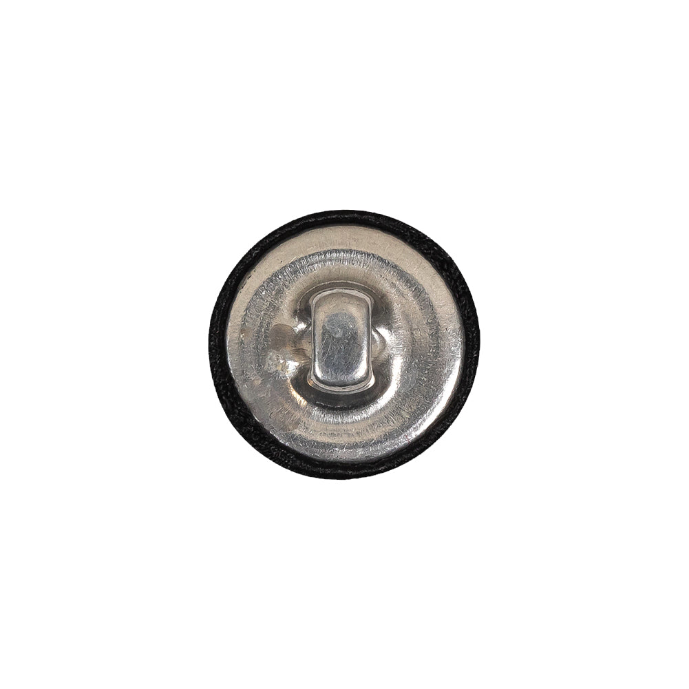 Mood Exclusive Black Silk Covered Button - 24L/15mm - Detail