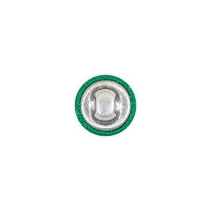 Mood Exclusive Kelly Green Silk Covered Button - 18L/11.5mm