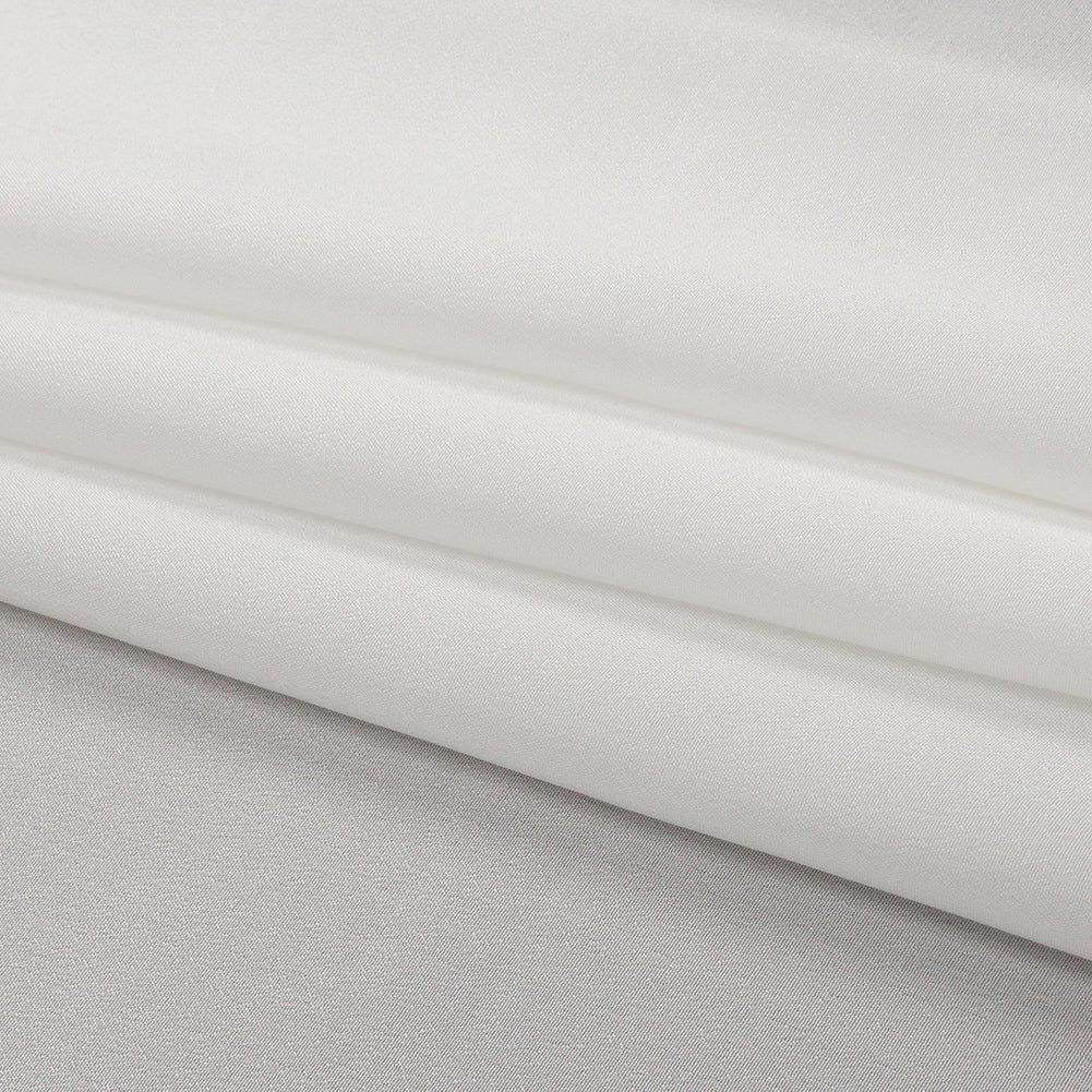 Silk Crepe de Chine - Whisper White - Premium Collection - Folded
